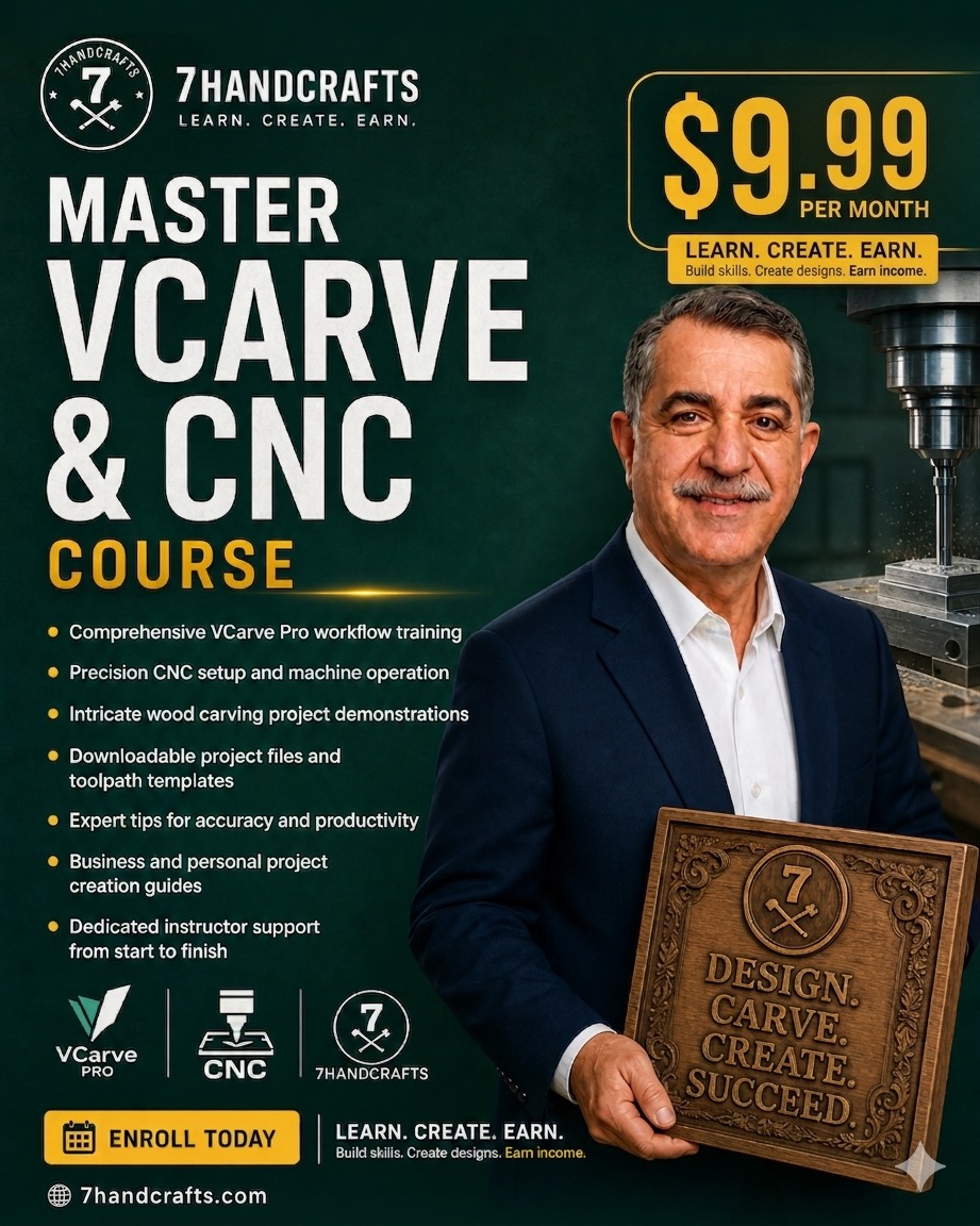Master VCarve and CNC Course